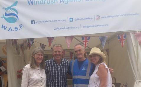 With Adam Henson at Blenheim on Friday